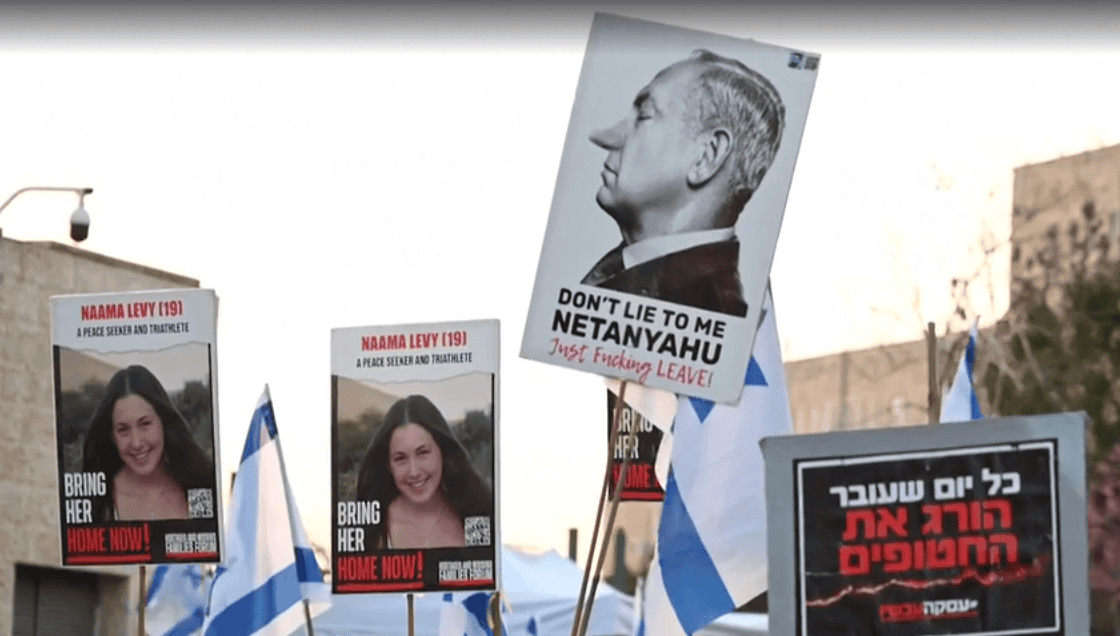 A tüntetések zavargásba fajultak Netanjahu jeruzsálemi otthona előtt