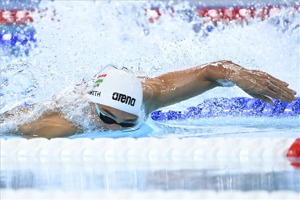 Németh Nándor egy századdal a harmadik, két századdal a második helyről maradt le